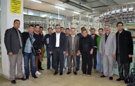 Meksikalı iş adamları Kahramanmaraş'ta tekstil fabrikalarını gezdi