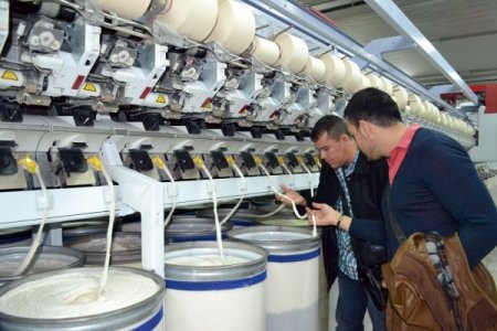 Meksikalı iş adamları Kahramanmaraş'ta tekstil fabrikalarını gezdi
