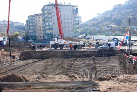 Melikgazi Belediyesi 120 dairelik sosyal konutun temeli attı