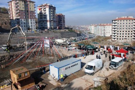 Melikgazi'de 100 dairelik kentsel dönüşümün temeli atıldı