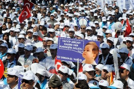 Memur-Sen'in Çanakkale'deki 1 Mayıs kutlaması bayram havasında geçti