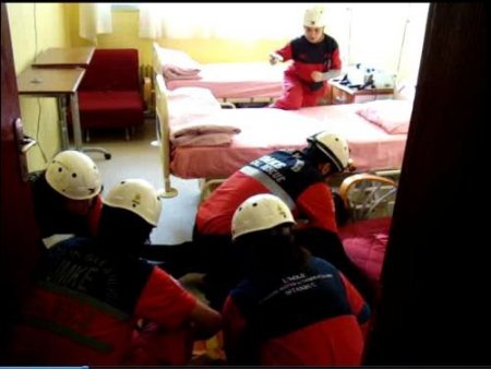 Mengen Devlet Hastanesi'nde Yangın Tatbikatı