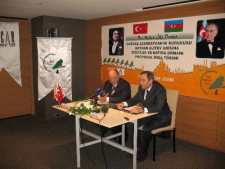 Merhum Aliyev'in Adı İzmir'de Ormanla Yaşatılacak