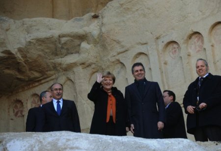 Merkel, Kapadokya'yı gezdi