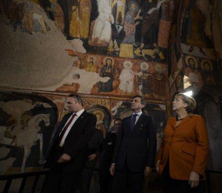 Merkel, Kapadokya'yı gezdi