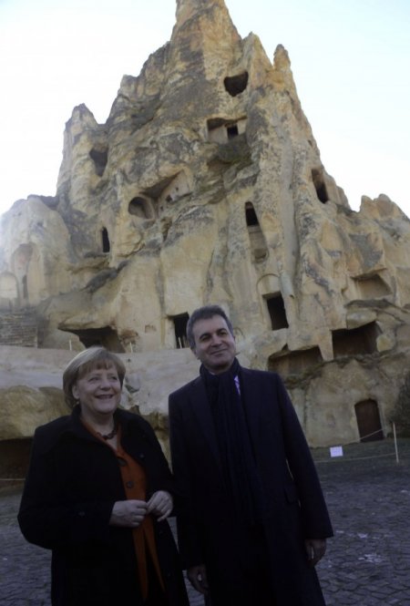 Merkel, Kapadokya'yı gezdi