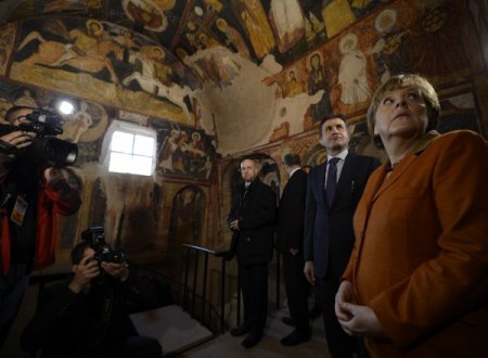 Merkel, Kapadokya'yı gezdi