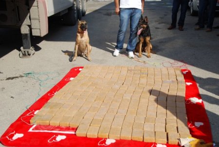 Mersin'de 110 kilo eroin ele geçirildi (FOTOĞRAF İÇİN)