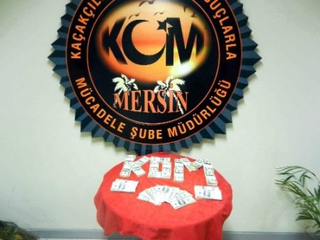 Mersin'de 2 bin 400 adet sahte 100 dolarlık banknot ele geçirildi