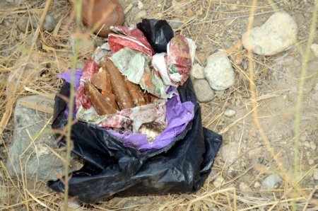 Mersin’de dere yatağında 2 kilo 820 gram A4 patlayıcı bulundu