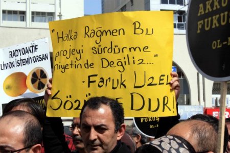 Mersin’de Nükleer Karşıtı Eylem