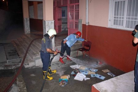 Mersin’de Okul Kundaklandı