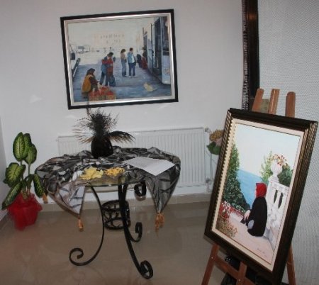 Merzuka Çelik kişisel sergisini açtı