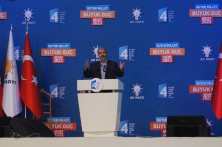 Meşal ve Barzani AK Parti Kongresi'nde konuştu