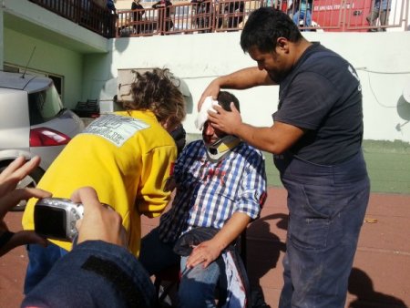 Metrelerce uçup kafeye girdi