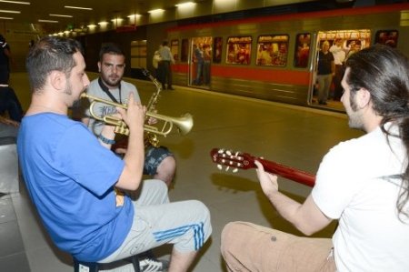 'Metroda Sanat' etkinliği Adanalıların yoğun ilgisini çekti