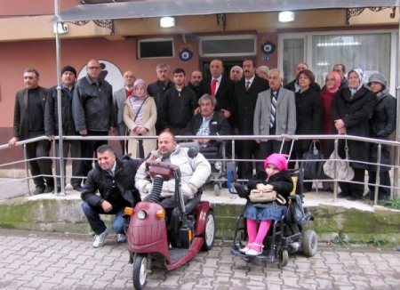 MHP İlçe Başkanı Can'dan engellilere destek ziyareti