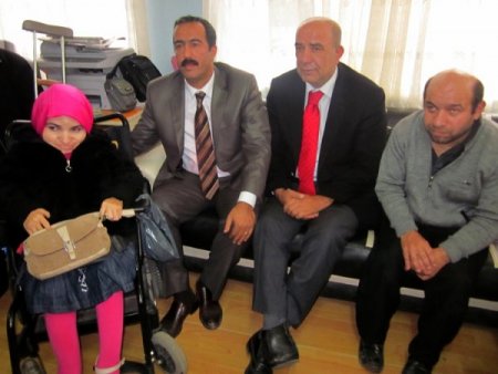 MHP İlçe Başkanı Can'dan engellilere destek ziyareti