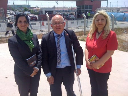 Mhp'li Adaylardan Balyoz Sanığı Engin Alan'a Destek Ziyareti