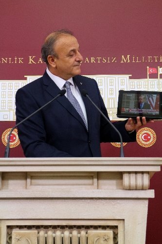 MHP’li Vural’dan Ürün’e: Aklını peynir ekmekle yemiş