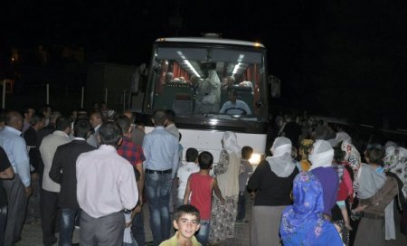 Midyatlı hacı adayları dualarla uğurlandı