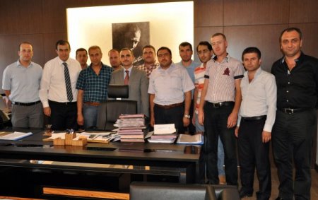 Midyatlı iş adamları Kaymakam Bingöl’ü ziyaret etti