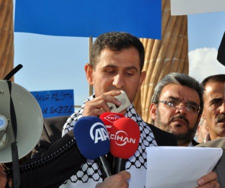 Midyatlılar İsrail’i lanetledi