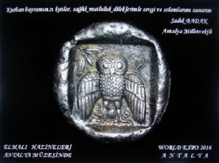 Milletvekili Badak, Elmalı Sikkelerinin Geri Gelişini Bayram Tebriğine Yansıttı