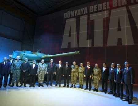 Milli Tank Altay’ın prototipi Başbakan Erdoğan'ın katılımıyla tanıtıldı