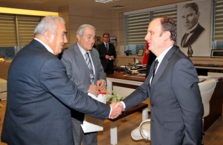 Minderin şampiyonlarından Baykan’a ziyaret