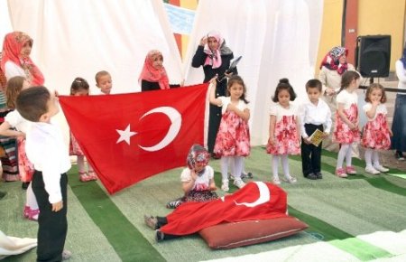 Minik öğrenciler hünerlerini sergiledi