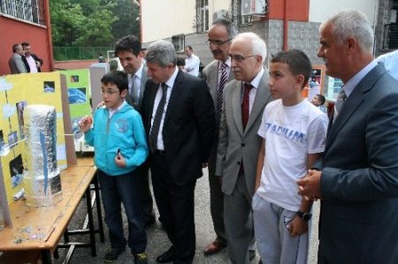 Minik öğrenciler projeleri ile konuştu