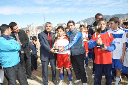 Minikler futbol turnuvası sona erdi