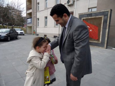 Minikler Kaymakam Yılmaz’ı ziyaret etti