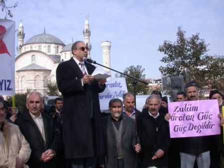 Mısırlı Göstericilere Destek Mitingi