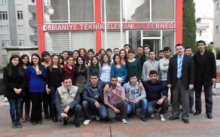 MKÜ'lü öğrenciler OSTED'in konuğu oldu