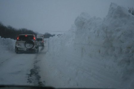 Moldova kar altında kaldı