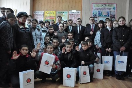 Moldova'da kimsesiz çocuklar sevindirildi