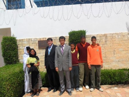 Moritanya'da Türk Koleji Öğrencilerinden Japonya Büyükelçisi'ne Başsağlığı Ziyareti