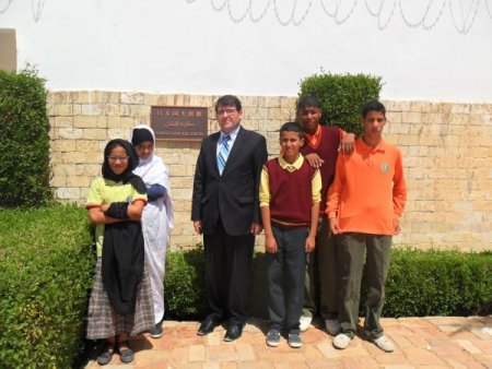 Moritanya'da Türk Koleji Öğrencilerinden Japonya Büyükelçisi'ne Başsağlığı Ziyareti