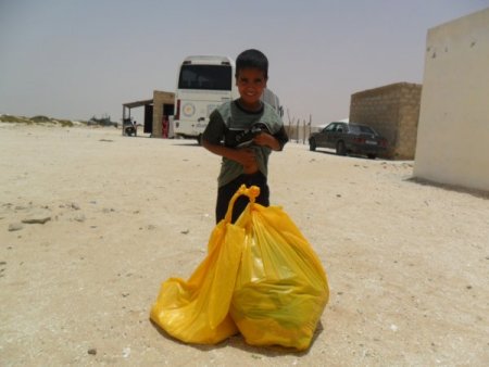 Moritanya’daki Türk Okulu Öğrencilerinden Örnek Davranış