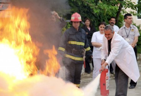 Muğla Ağız Ve Diş Sağlığı Merkezi Çalışanları Yangın Tatbikatına Katıldı
