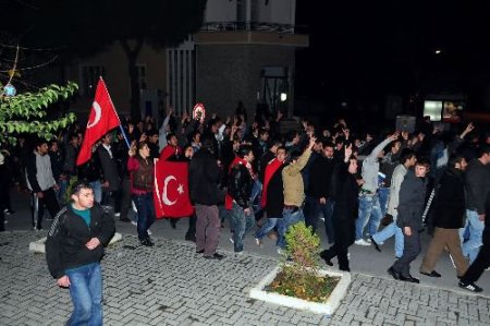 Muğla Hain Saldırıya Tepki Gösterdi