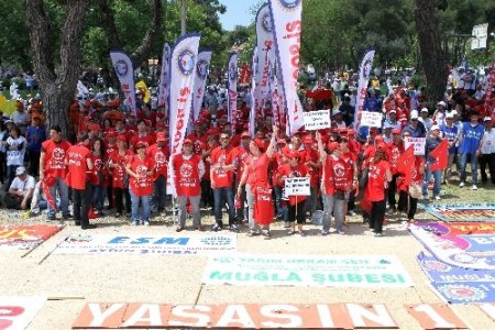 Muğla’da 1 Mayıs kutlandı