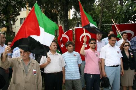 Muğla'da İsrail'e Protesto