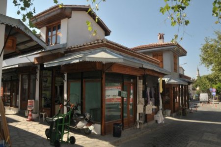 Muğla'da tarihî Arasta Çarşısı'nın yenileme projesi sürüyor