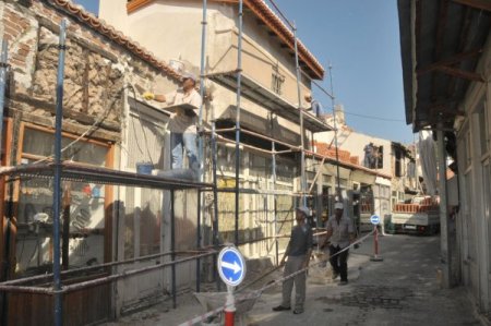 Muğla'da tarihî Arasta Çarşısı'nın yenileme projesi sürüyor