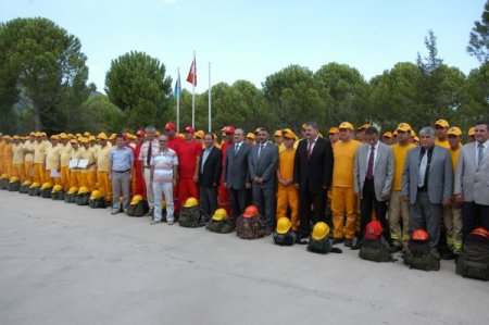 Muğla'da yeni orman yangını işçileri sertifika aldı