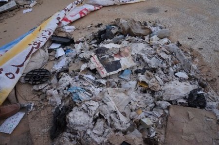 Muhaliflerin kontrolündeki Rasulayn’da çatışmaların izleri olduğu gibi duruyor