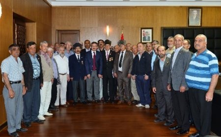 Muharip Gaziler Derneği’nden Başkan Poyraz'a ziyaret